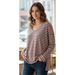 American Eagle Outfitters Soft & Sexy Striped Tee